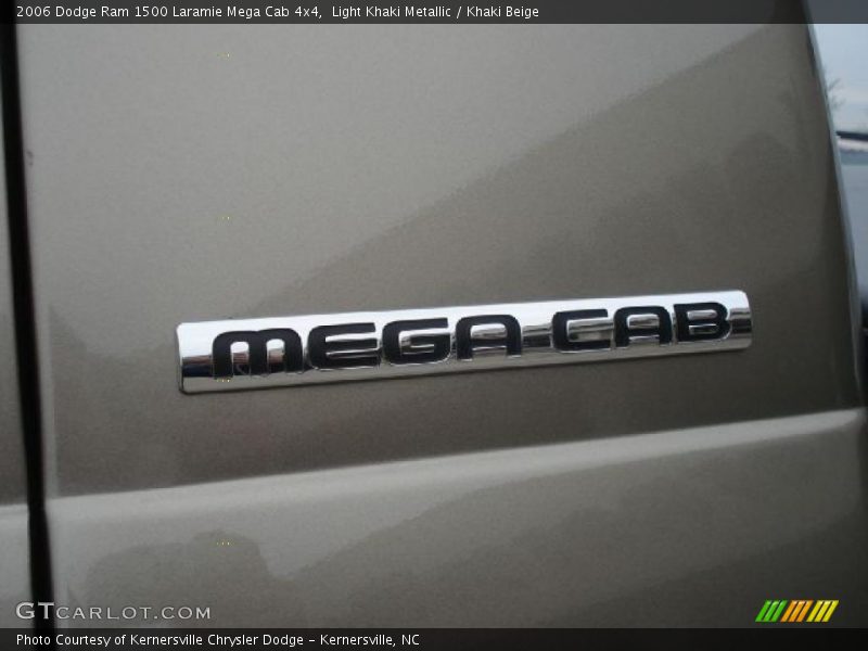 Light Khaki Metallic / Khaki Beige 2006 Dodge Ram 1500 Laramie Mega Cab 4x4