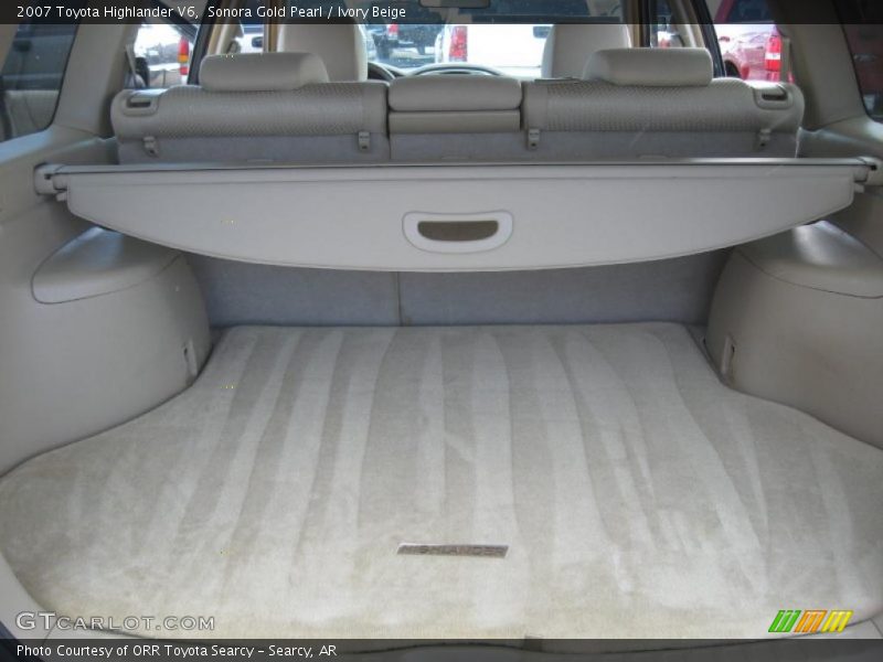 Sonora Gold Pearl / Ivory Beige 2007 Toyota Highlander V6