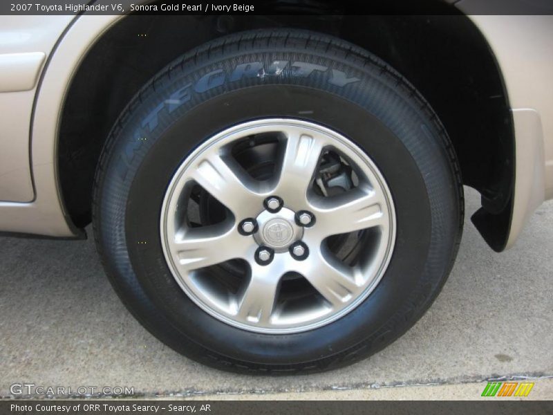 Sonora Gold Pearl / Ivory Beige 2007 Toyota Highlander V6
