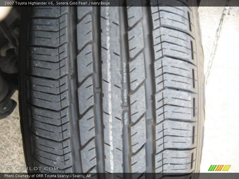 Sonora Gold Pearl / Ivory Beige 2007 Toyota Highlander V6