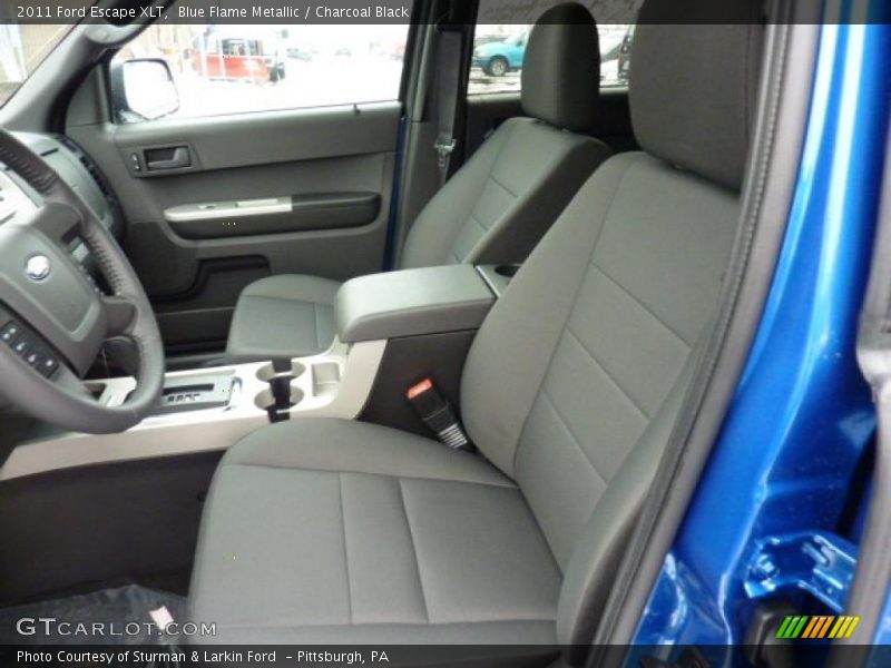 Blue Flame Metallic / Charcoal Black 2011 Ford Escape XLT