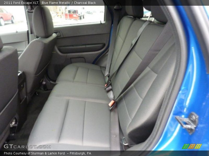 Blue Flame Metallic / Charcoal Black 2011 Ford Escape XLT