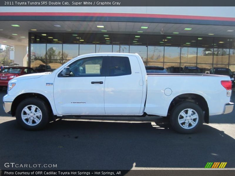 Super White / Graphite Gray 2011 Toyota Tundra SR5 Double Cab