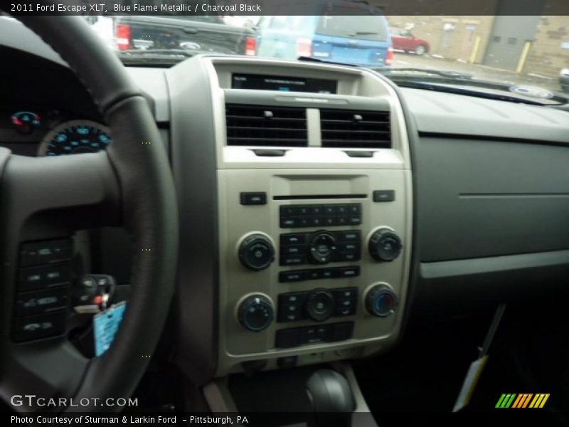 Blue Flame Metallic / Charcoal Black 2011 Ford Escape XLT