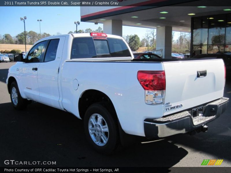 Super White / Graphite Gray 2011 Toyota Tundra SR5 Double Cab