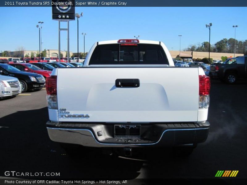 Super White / Graphite Gray 2011 Toyota Tundra SR5 Double Cab