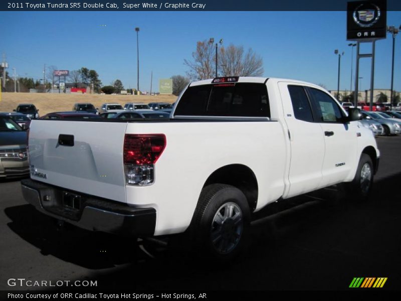 Super White / Graphite Gray 2011 Toyota Tundra SR5 Double Cab
