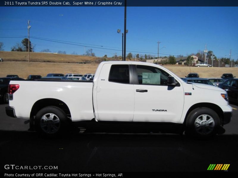 Super White / Graphite Gray 2011 Toyota Tundra SR5 Double Cab