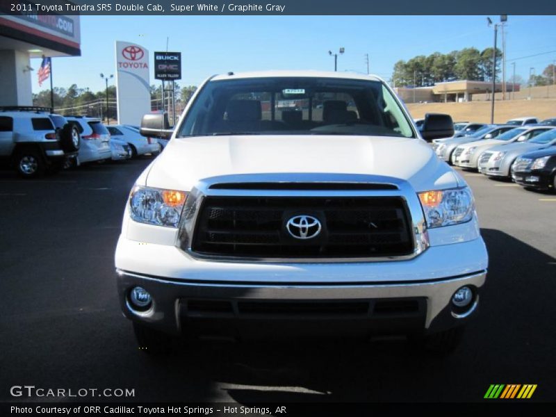 Super White / Graphite Gray 2011 Toyota Tundra SR5 Double Cab