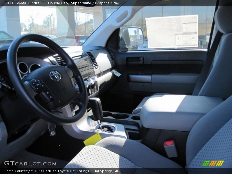 Super White / Graphite Gray 2011 Toyota Tundra SR5 Double Cab