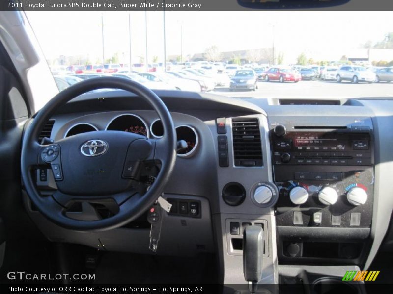 Super White / Graphite Gray 2011 Toyota Tundra SR5 Double Cab