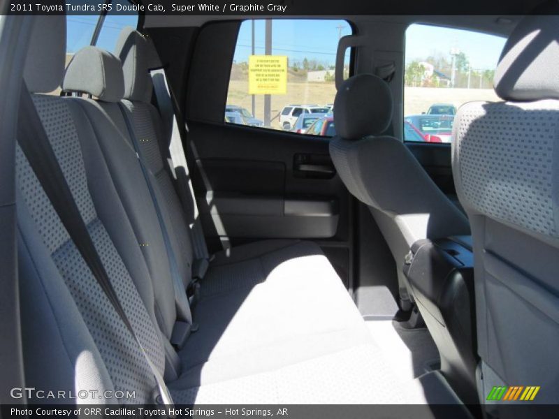 Super White / Graphite Gray 2011 Toyota Tundra SR5 Double Cab