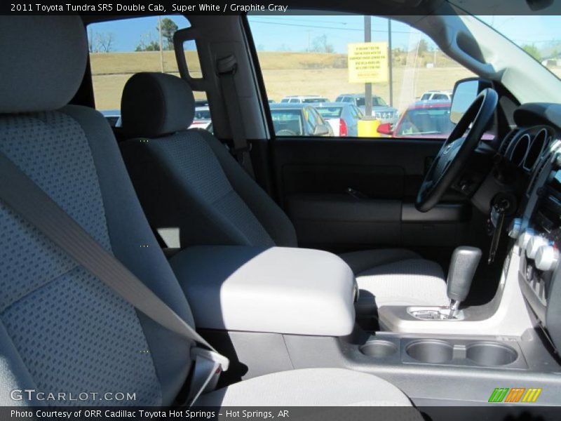 Super White / Graphite Gray 2011 Toyota Tundra SR5 Double Cab