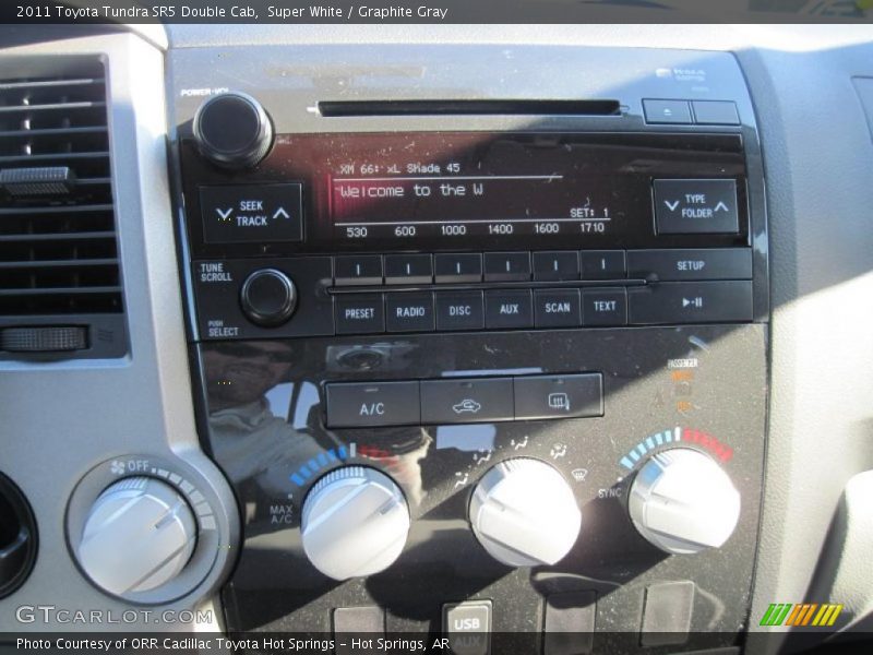 Super White / Graphite Gray 2011 Toyota Tundra SR5 Double Cab