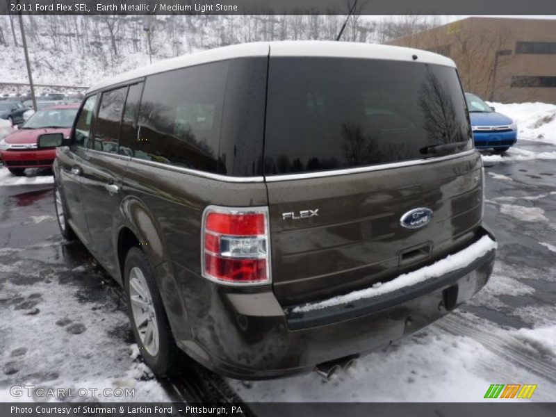 Earth Metallic / Medium Light Stone 2011 Ford Flex SEL