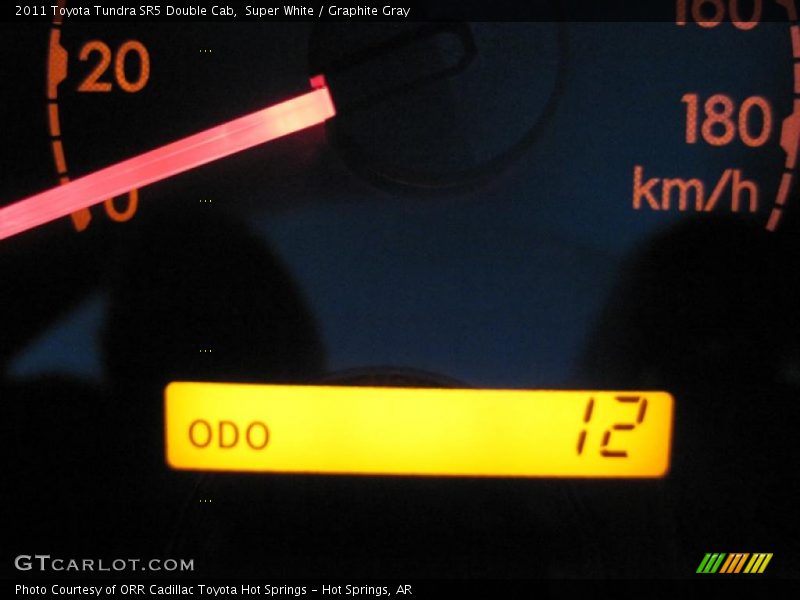 Super White / Graphite Gray 2011 Toyota Tundra SR5 Double Cab