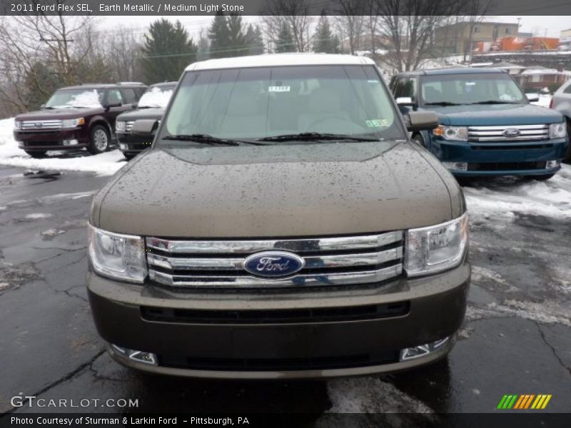 Earth Metallic / Medium Light Stone 2011 Ford Flex SEL