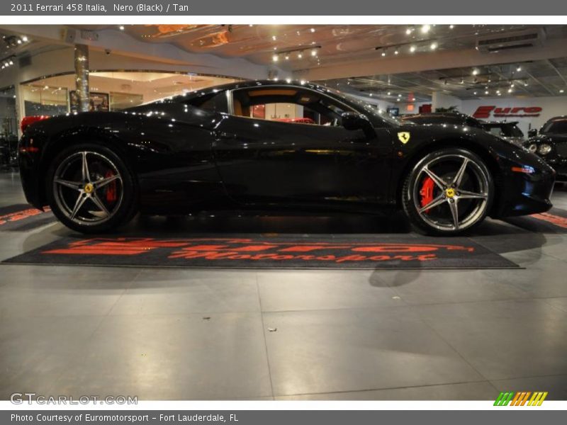 Nero (Black) / Tan 2011 Ferrari 458 Italia
