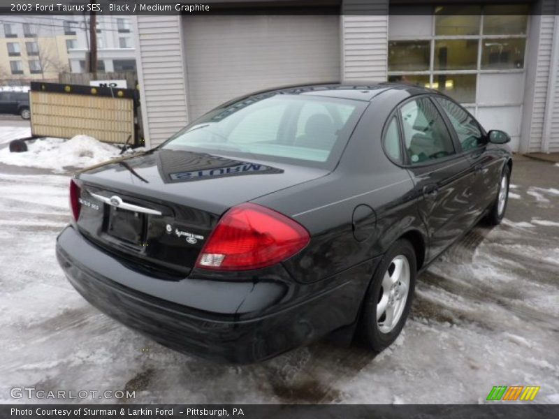 Black / Medium Graphite 2003 Ford Taurus SES