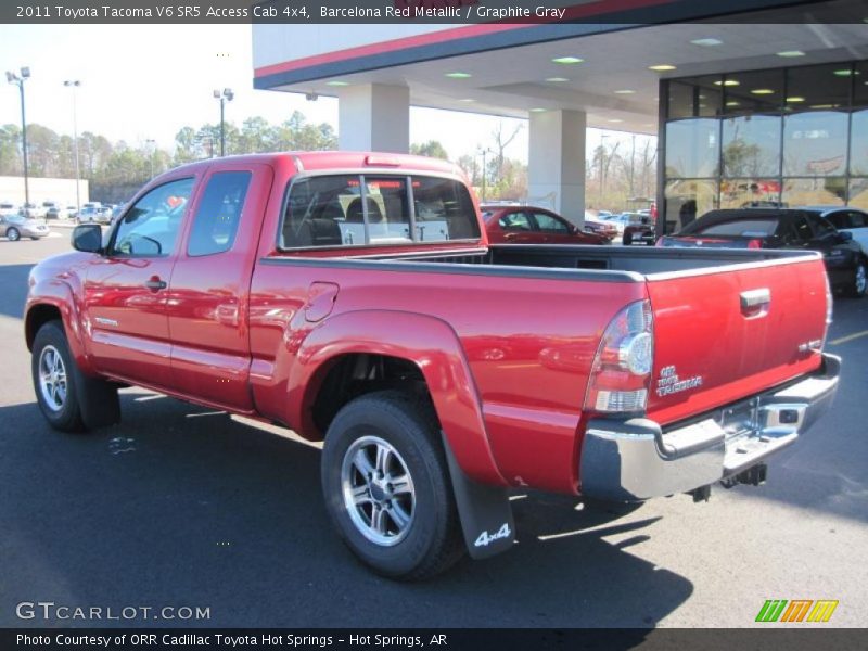 Barcelona Red Metallic / Graphite Gray 2011 Toyota Tacoma V6 SR5 Access Cab 4x4