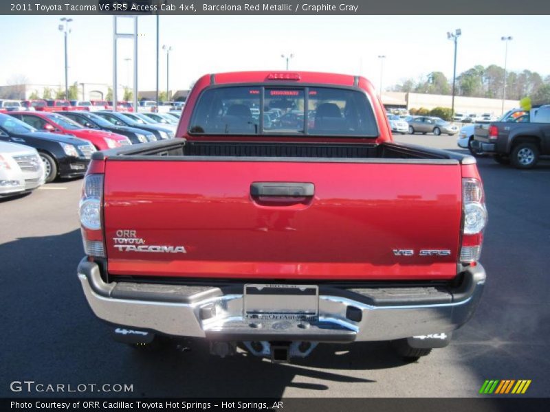 Barcelona Red Metallic / Graphite Gray 2011 Toyota Tacoma V6 SR5 Access Cab 4x4