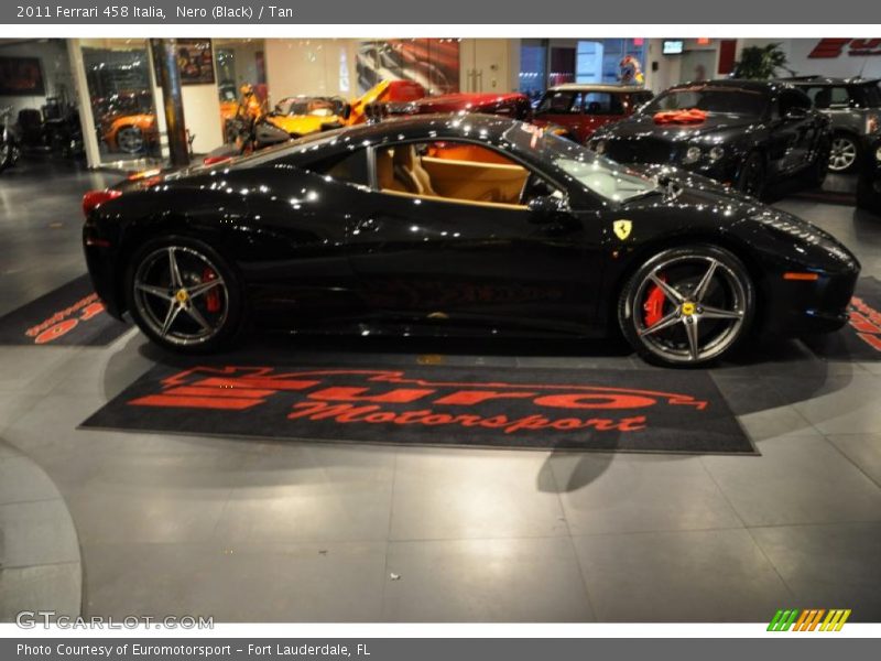 Nero (Black) / Tan 2011 Ferrari 458 Italia