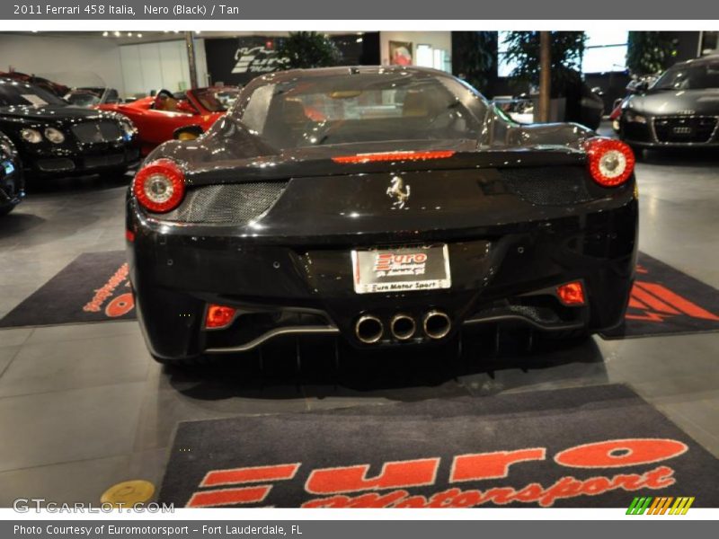 Nero (Black) / Tan 2011 Ferrari 458 Italia