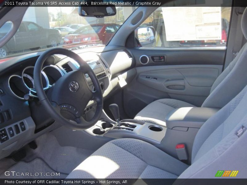 Barcelona Red Metallic / Graphite Gray 2011 Toyota Tacoma V6 SR5 Access Cab 4x4