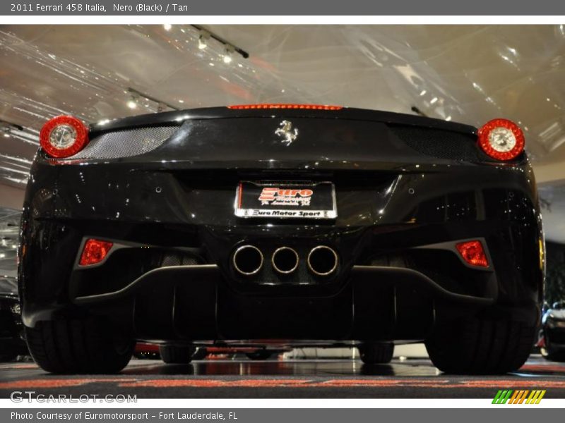 Nero (Black) / Tan 2011 Ferrari 458 Italia