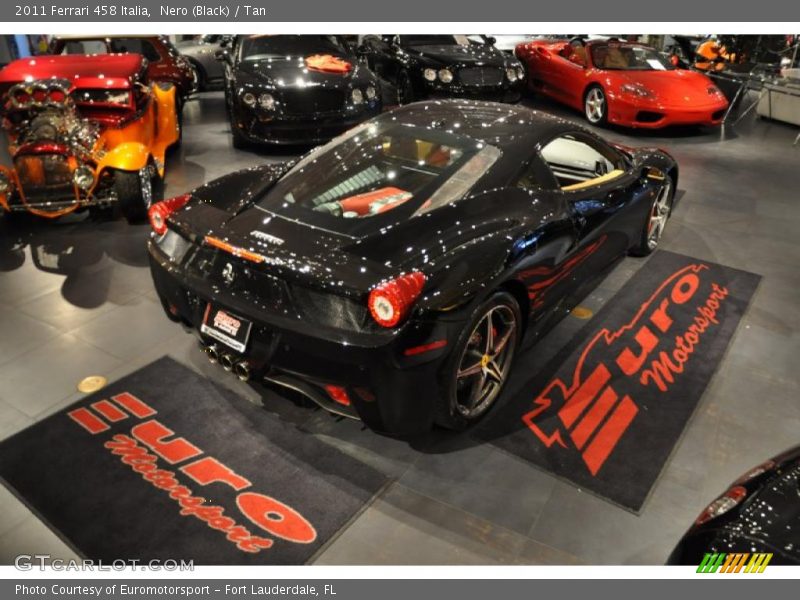 Nero (Black) / Tan 2011 Ferrari 458 Italia