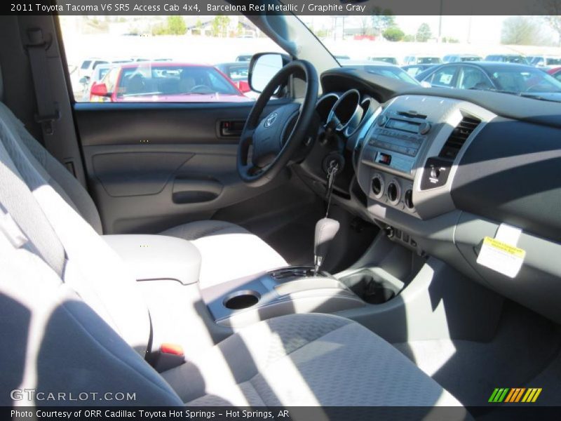 Barcelona Red Metallic / Graphite Gray 2011 Toyota Tacoma V6 SR5 Access Cab 4x4