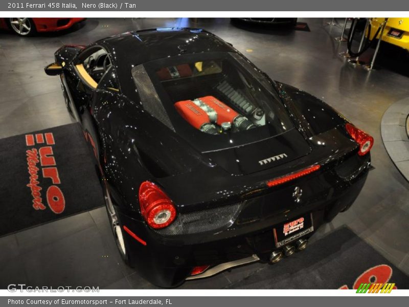 Nero (Black) / Tan 2011 Ferrari 458 Italia