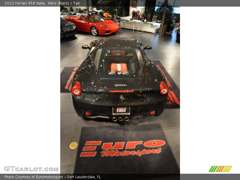 Nero (Black) / Tan 2011 Ferrari 458 Italia