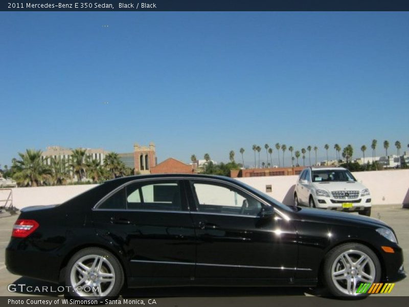 Black / Black 2011 Mercedes-Benz E 350 Sedan