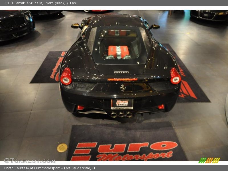 Nero (Black) / Tan 2011 Ferrari 458 Italia