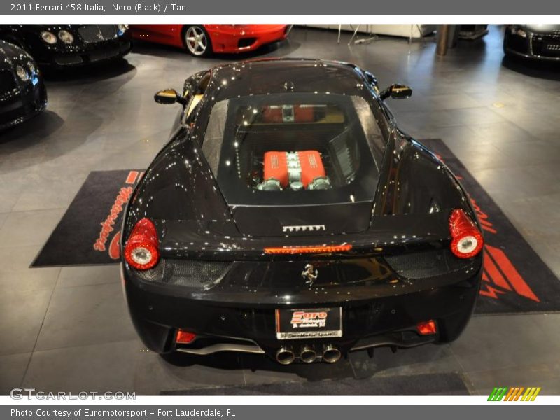 Nero (Black) / Tan 2011 Ferrari 458 Italia