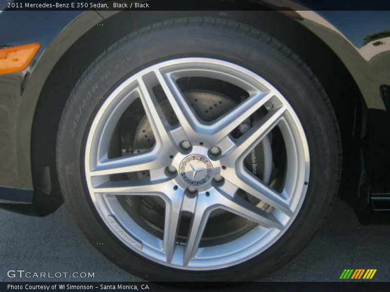 Black / Black 2011 Mercedes-Benz E 350 Sedan