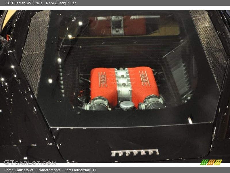 Nero (Black) / Tan 2011 Ferrari 458 Italia