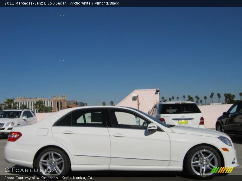 Arctic White / Almond/Black 2011 Mercedes-Benz E 350 Sedan