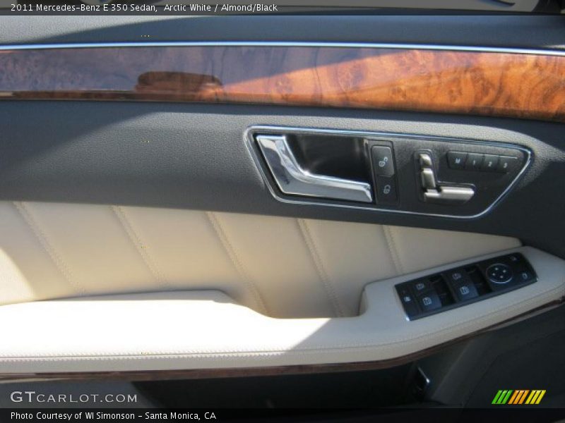 Arctic White / Almond/Black 2011 Mercedes-Benz E 350 Sedan