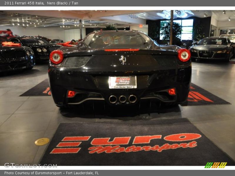 Nero (Black) / Tan 2011 Ferrari 458 Italia