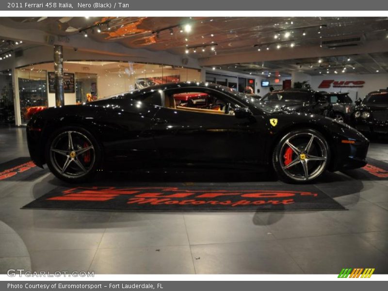 Nero (Black) / Tan 2011 Ferrari 458 Italia
