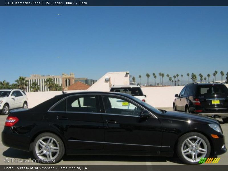 Black / Black 2011 Mercedes-Benz E 350 Sedan