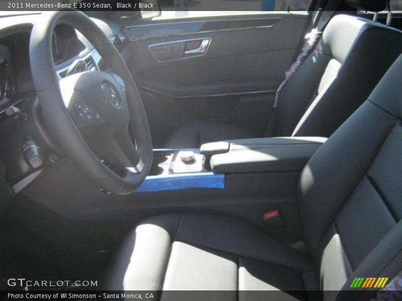 Black / Black 2011 Mercedes-Benz E 350 Sedan