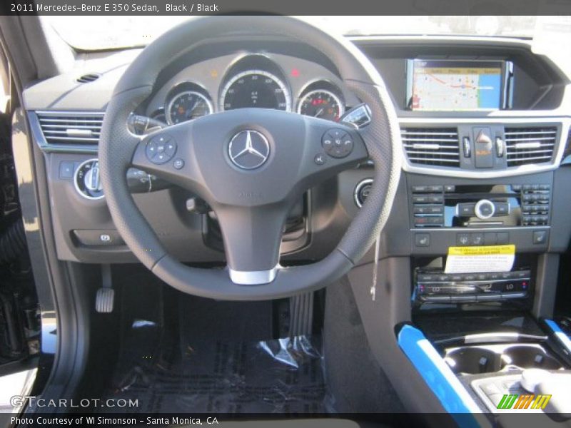 Black / Black 2011 Mercedes-Benz E 350 Sedan