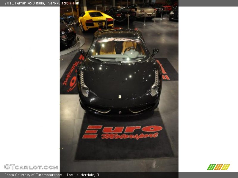 Nero (Black) / Tan 2011 Ferrari 458 Italia