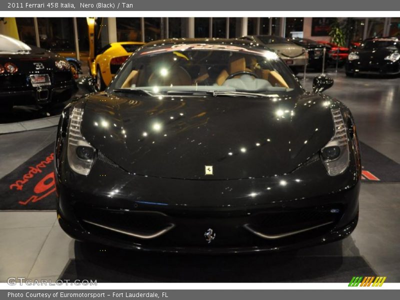 Nero (Black) / Tan 2011 Ferrari 458 Italia