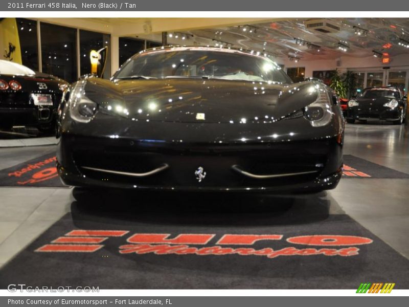 Nero (Black) / Tan 2011 Ferrari 458 Italia