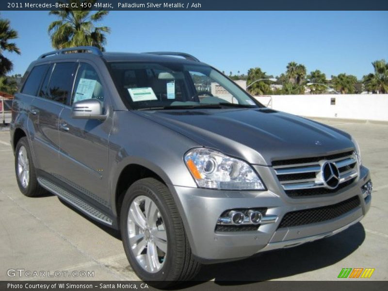 Palladium Silver Metallic / Ash 2011 Mercedes-Benz GL 450 4Matic
