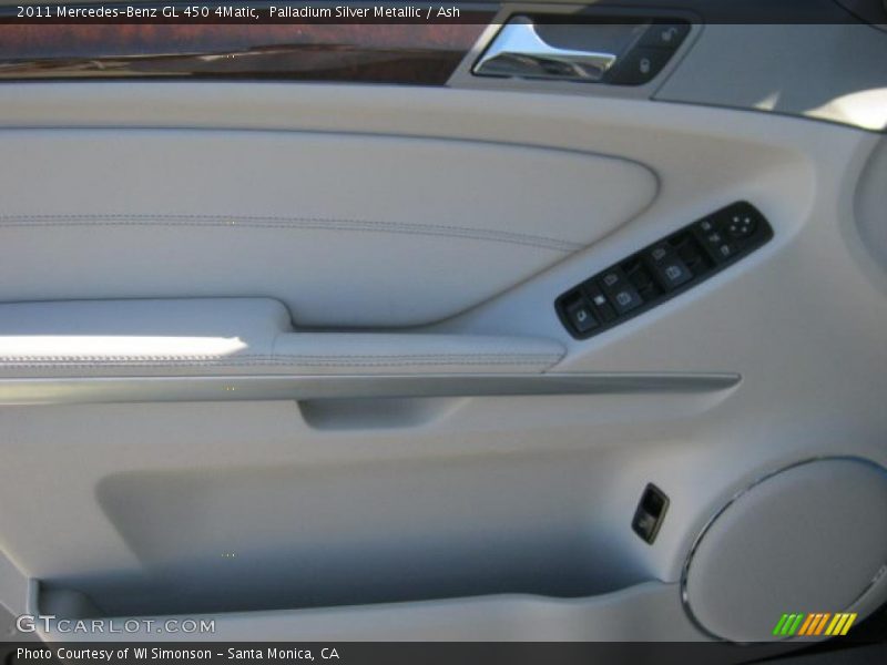 Palladium Silver Metallic / Ash 2011 Mercedes-Benz GL 450 4Matic